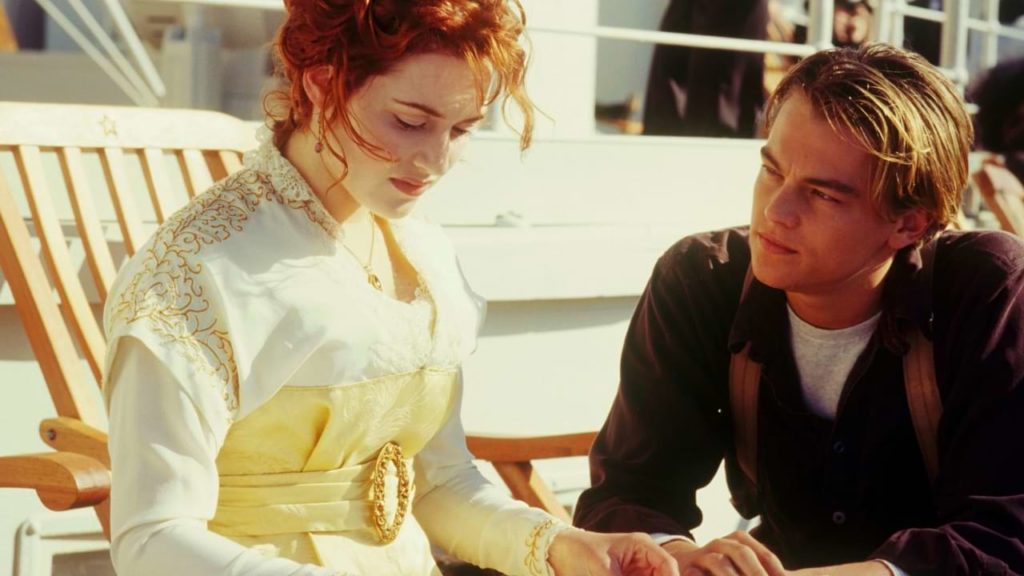 imagem de cena do filme titanic