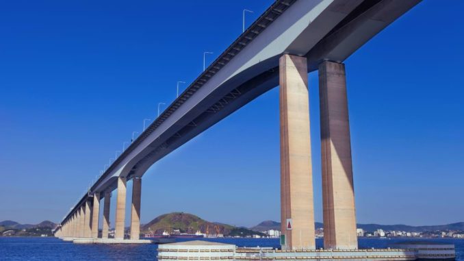 Imagem da ponte Rio-Niterói